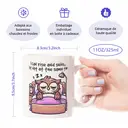 Alphynix 1 Mug blanc 33cl avec citation "Je peux me lever et briller... Mais pas en même temps" & Hibou endormi, cadeau de Noël ou Thanksgiving relatable,Le cadeau de la saint-valentin, cadeau d’anniversaire image 7