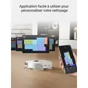 Eureka J12 Ultra Aspirateur robot avec fonction de lavage (Vidage automatique, Lavage et séchage), puissance d’aspiration de 5000 Pa, fonction de lavage rotative, double navigation LiDAR, évitement d’obstacles par IA 3D image 7