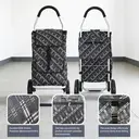 Strong bird 2026 New Arrival | European Style Aluminium Alloy Folding Shopping Trolley, Elderly-Friendly Grocery Cart, Lightweight & Heavy-Duty, Space-Saving for Daily Shopping, New Year Sale , Top gift picks image 3