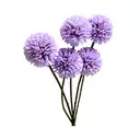 Wei's Moment Lot de 6 fleurs artificielles hortensias - Violet image 3