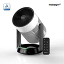 monsga 2-in-1 Smart-Luftreiniger & Luftzirkulationsventilator AP200, 360° omnidirektionale Oszillation, 280 m³/h CADR für Allergene & PM2.5, 25 dB ultra-leise, App-/Fernbedienung, ganzer Raum Kühlung & Klimaanlagen-Begleiter image 0