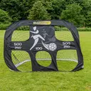 Kickmaster Football Kids Goal with Target Sheet Quick Up Large Black image 3