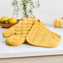 Dexam Pot Holder Love Colour 100% Cotton Ochre image 3