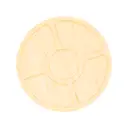 Zimatic Plateau à fromage, charcuterie et fruits en bambou avec ensemble de couteaux image 2