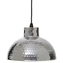 Interiors by Premier Pendant Light New Foundry Hammered Chrome image 0