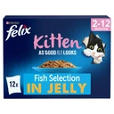 Felix Kitten As Good As It Looks Fish Selection in Jelly 2-12 Months 12 x 85g (1.02kg) image 7