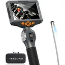 Teslong TD500 3.9mm Two-Way Articulating Inspection Camera with Light, 5-inch IPS Endoscope Inspection Camera with Articulated Probe, Borescope Cam with Lights, 3000mAh Battery, 32G TF Card (5FT/1.5M) image 0