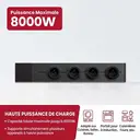 Dpower Rail d'alimentation Black Power (500 mm / 700 mm) – Lauréat des prix iF et Red Dot 500mm+quatre adaptateurs image 5