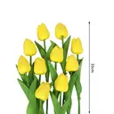 Wei's Moment 7Pcs Artificial Tulips Flowers
Fake Flowers Latex Tulips Real Touch for Party Home Wedding Decoration and DIY Decor, Multicolor Yellow image 4
