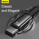 Baseus Tungsten Gold 100W USB to USB-C Charging Cable – 1M - Black image 2