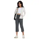 Willit Women's Yoga Capris Pants High Waist Straight Leg Athletic Exercise Workout Capris 21" Deep Gray L image 4