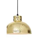 Interiors by Premier Pendant Light New Foundry Hammered Gold image 2