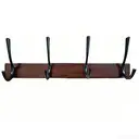 JU7CER Kitchen and bathroom storage hanging rack Wall-mounted Kitchen & Bathroom Storage Rack, Multifunctional Storage Hanger, Modern Style, Multifunctional Hook Rail 43 centimeters in length image 0