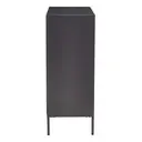 Interiors by Premier Display Cabinet Acier Metal Grey Short image 3
