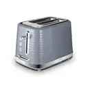 Tower T20083GRY Saturn 2-Slice Toaster with 7 Browning Levels, Defrost/Reheat/Cancel, Grey image 0
