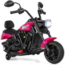 Moto électrique 6 V pour enfants, avec batterie rechargeable, moteur puissant, roues amovibles, démarrage à une touche, convient aux enfants de 3 ans et plus - Rose image 0