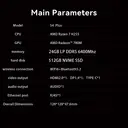 SOYO S4PLUS Mini PC Ryzen 7 H 255 (8 cœurs / 16 threads, jusqu'à 4,9 GHz) Mini ordinateur de bureau 24 Go LPDDR5 RAM 512 Go SSD PCIe 3.0, Micro PC Windows 11 Pro Radeon 780M/6 x USB 3.2/1 x LAN 2,5 G/4K à 120 Hz image 6
