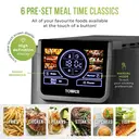 Tower AirX 5 L Digital Single Basket Air Fryer, 1500 W, Grey, AI and Vortx Technology, 6 Presets, T17166 image 3