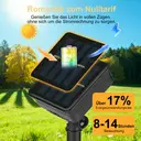 Vivreal Solar-Bubble-Ball-Lichterkette – 11 m (36 ft), 60 LEDs, kaltweiß, wasserdicht, für Garten, Terrasse & Feiertagsdeko, Neujahrssale, Top-Geschenkideen image 8