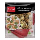 Escal 48 escargots recette ail et persil, calibre moyen - 269 g image 0