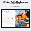 DOOGEE U11 PRO Android Tablets, 30GB RAM + 256GB ROM/2TB, Unisoc T7200 Octa-Core 11 Inch Tablet, 8580mAh Large Battery, 90Hz IPS Screen, 13MP+5MP Camera, Widevine L1/3.5mm Jack/Face Unlock/FM/OTG, Black image 3