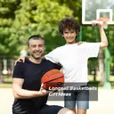 High-quality Rubber Basketball(27.5") Size5#Black/Brown image 4