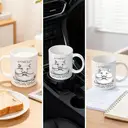 Alphynix 1 Mug blanc 33cl avec jeu de mots "Fitness : un cookie entier dans ma bouche" et hamster mignon, cadeau de Noël ou Thanksgiving spirituel pour gourmets,Le cadeau de la saint-valentin, cadeau d’anniversaire image 5