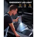 Yaber Auto YA80 Car Jump Starter (Up to 3.5L Petrol/2.5L Diesel), 13800mAh Portable Power Pack with USB-C & USB-A, 4-in-1 Emergency LED Light (White/Red) for Car, Camping, Travel & Roadside Assistance image 2