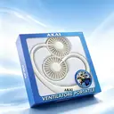 Akai Blow Tragbarer Sport-Nackenventilator, Schwarz/Weiß Zufällige Farbe image 0