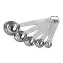 Tala Stainless Steel Measuring Spoons, 5 Piece Set for Measuring Dry and Liquids with Clear and Easy to Read makring on Each sppon to Know The measurment image 1