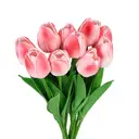 Wei's Moment 7Pcs Artificial Tulips Flowers
Fake Flowers Latex Tulips Real Touch for Party Home Wedding Decoration and DIY Decor, Multicolor Peach pink image 0