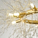 Homary Mid Century Modern 12-Light Crystal Firework Sputnik Chandelier Pendant Ceiling Light image 1