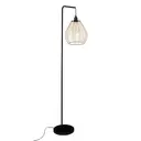 Delia arch floor lamp 149.5 cm high natural metal image 0