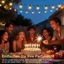 Vivreal G40 Dekorative Lichterkette – 20 m (66 ft), 23 bruchsichere Glühbirnen, dimmbar & verbindbar, Außenbereich image 1