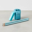 FABER-CASTELL Sparkle Lot de 2 crayons graphite et accessoires irisés - Océan image 7