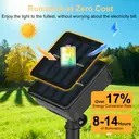 Vivreal Solar Bubble Ball String Lights – 11M (36 ft) 60 LEDs Warm White, Waterproof Outdoor Solar Fairy Lights for Garden, Patio & Holiday Decoration, New Year Sale , Top gift picks image 3