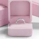 Oirlv Écrin à bague en velours - Rose image 7