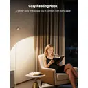 Tubicen Goldene Stehlampe, oben und unten 150° drehbar & höhenverstellbar, 3-stufige Touch-Dimmfunktion, moderne Stehlampe, Eck-Stehlampe für Schlafzimmer, Büro, Lesen, Nähen & Basteln image 8