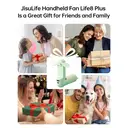 JISULIFE Life8 Plus Ventilateur portatif avec fonction batterie externe 4500 mAh et lampe de poche - Vert menthe image 8