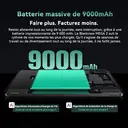Blackview Mega2, tablette avec écran 2K FHD de 12 pouces, 24 Go (8 + 16) de RAM + 256 Go de ROM, extensible jusqu'à 2 To, double 4G, Wi-Fi 5 GHz, batterie de 9 000 mAh, Android 15, Widevine L1 image 2