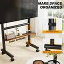 5Rcom Mobile TV Stand with Wheels for 40-85 Inch TVs,60kg Load Capacity,Max VESA 600x400mm image 1