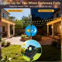 Vivreal Solar Bubble Ball String Lights – 11M (36 ft) 60 LEDs Warm White, Waterproof Outdoor Solar Fairy Lights for Garden, Patio & Holiday Decoration, New Year Sale , Top gift picks image 4