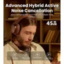 Edifier ES850NB Active Noise Cancelling Headphones, Over-Ear Bluetooth Headset, 92H Playtime, Wired & Wireless Hi-Res Audio Certified, Fast Charging Clear Calls for Home Office Travel image 2