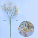 Wei's Moment 5Pcs Artificial
Flowers, Fake Flowers Silk Plastic Artificial Gypsophila Realistic Flower Arrangements Wedding Decoration Table Centerpieces Champagne color image 2