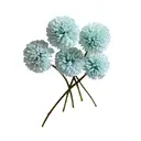 Wei's Moment Lot de 6 fleurs artificielles hortensias - Bleu image 3