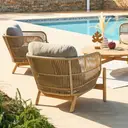 Hespéride Deona Chaise longue de jardin en acajou image 9