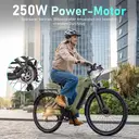 Marathon 28" E-Bike Citybike - Bafang Mittelmotor, 36V 22.5Ah (810Wh) Akku, bis 160km, Hydr. Scheibenbremsen, 7-Gang, Damen & image 1