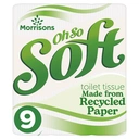 Morrisons Oh So Soft Toilet Tissue, 2-Ply, 9 Rolls image 7