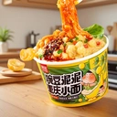 A'KUAN Mashed Pea With Chongqing Noodle (Hot Spicy Flavor)105g image 3