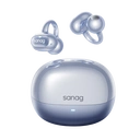 SANAG S-S8SUltra Écouteurs sans fil intelligents Bluetooth à conduction osseuse avec clip oreille et assistant IA - Bleu image 0